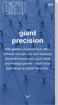 Mobile Screenshot of giantprecision.com